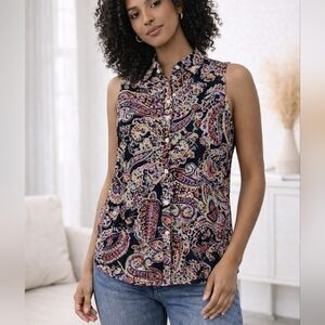 MÉCHANT PAISLEY TUNIC SIZE SMALL